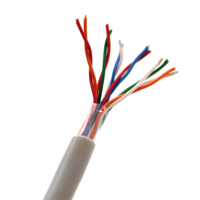 Customized 0.5mm 12 Core Twisted Pair Copper Core Telephone Cable For Indoor Installation