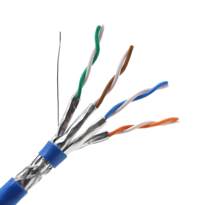 Fluke Passed Sftp Shielded 1200mhz 22awg 23awg Lszh Network Cat 6A Cat7 Cat7a Lan Cable Waterproof Cable