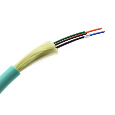 Tight Buffer LSZH Indoor Optical Fiber Cable With PVC Sheath For Communication Cables
