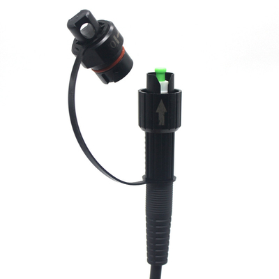 Customized Corning Optitap Connector LSZH Outdoor Drop Cable Waterproof Fiber Patch Cord with 7.0 mm Cable Jacket Diameter