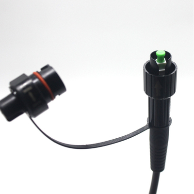 Customized Corning Optitap Connector LSZH Outdoor Drop Cable Waterproof Fiber Patch Cord with 7.0 mm Cable Jacket Diameter