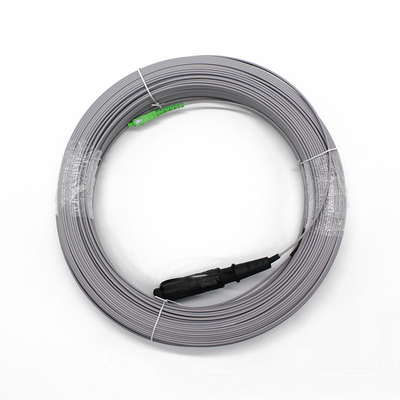 Waterproof Outdoor FTTH Singlemode Fiber Optic Drop Cable Patch Cord 1 2 Core Corning SC Communication Cables 10-200M