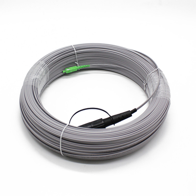 Waterproof Outdoor FTTH Singlemode Fiber Optic Drop Cable Patch Cord 1 2 Core Corning SC Communication Cables 10-200M