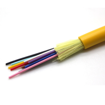 1-24 Core Indoor Tight Buffer GJFJV SM OM1 OM2 Om3 Glasvezelkabel Fabrikant