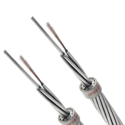 OPGW Elektrische Optische Kabel Composiet Power Kabel Met Glasvezel 12-96core