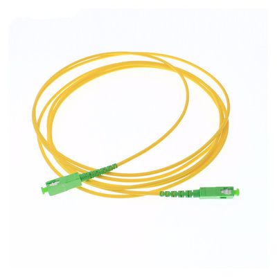 Single Mode Simplex 5meters Length SCUPC-SCAPC SCAPC-SCAPC Fiber Optic Patch Cord for FTTH