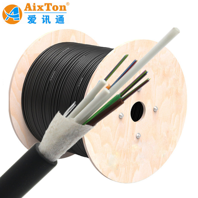 Alle dielectrische niet-metalen GYFTY 12- 288 Core SM G.652D Duct Fiber Optic Cable