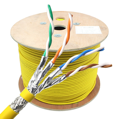 Twisted Pair Copper Conductor Cat8 SFTP Network Ethernet Cable voor High Speed Data Center