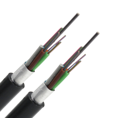 Single-mode G.652D vezel type 24 kern gepantserde glasvezel kabel voor aangepaste GYTS GYTA