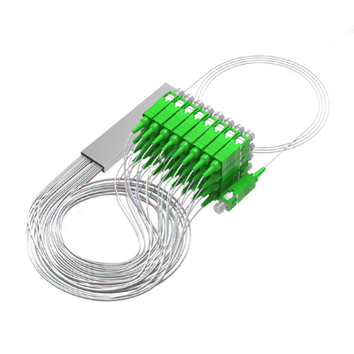 Stalen buis 1*8 LC/APC glasvezel splitter geschikt voor connector voor single-mode G.657A1 Fiber Plc Wdm Box