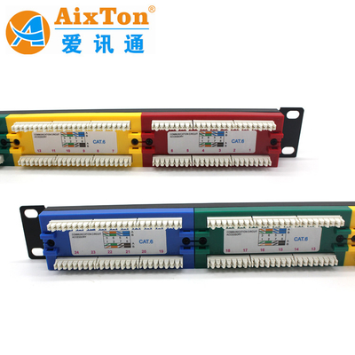 Cat5e/Cat6/Cat6a/Cat7/Cat8 UTP/FTP/SFTP Ethernet-patchkabel met T568A/T568B bedradingsmodus en koudrolstaalmateriaal