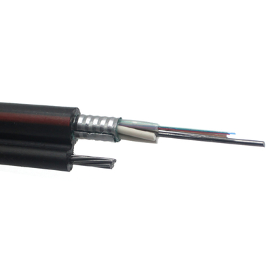 12 24 Vezel Aantal Single Mode Glasvezelkabel GYTC8S GYTC8A voor Netwerken over Lange Afstanden Lengte 1-5km per houten haspel