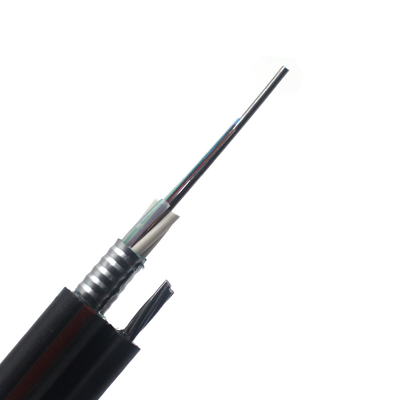 Buitengevende zelfdragende overhead Figuur 8 Glasvezelkabel 48cores GYTC8S Gepantserde enkelmodus G.625D met PE-buitenste jas