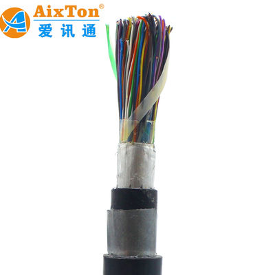 100 200 paren 15 30 25 20 10 80 150 paar 0,4 ondergrondse telefoonkabel 26awg buitenaf gelatine pantserkabel cat3 kabeltelefoon