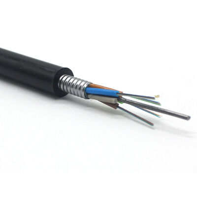 GYTS GYTA53-24B1 Glasvezelkabel CE-gecertificeerd voor ondergronds gebruik met stalen tape pantsering & LSZH-mantel