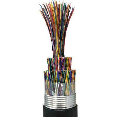 Cat 3 Steel Tape Armored Underground 600 1000 1200 Pair Color Code Copper telephone Armored cable 