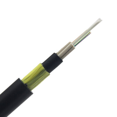 Buiten 200m Span Mini Drop Aerial Fiber Optic ADSS Kabel 4-192 Kernen Communicatie kabels