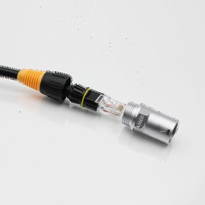 Factory OEM Ethercon Xlr Connector Braided Network Cable Cat5e Cat6 Waterproof Rj45 Ethercon Patch Cable