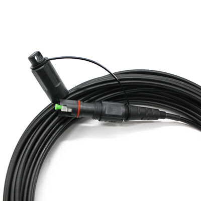 Fabrieksprijs H-OPT-SC Buiten IP67 Waterdicht FTTH Prefabricated Fiber Optic Patch Cord Compatible Corning