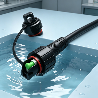 SC APC-connector Corning Pre-connector kabelconnector RRU BBU Fullaxs Platte dropkabel Ronde kabel Waterdicht patchsnoer