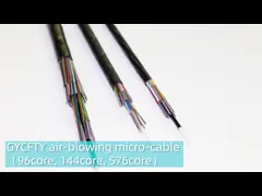 24 Core Micro Cable Gcyfty Air Blown Fiber Optic Cable voor een soepele gegevensoverdracht Standaardlengte 1000m
